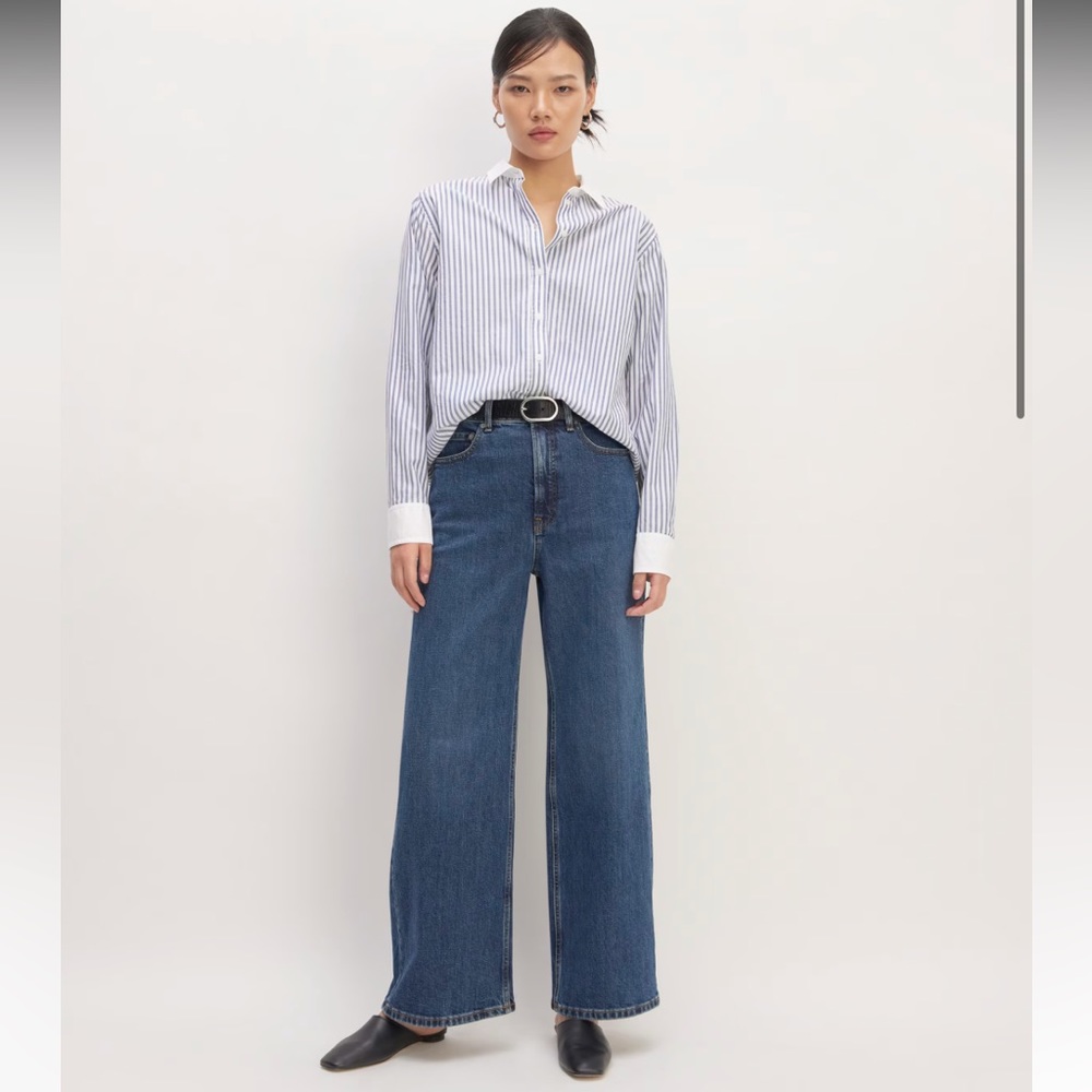 The Silky Cotton Relaxed Shirt Size 10